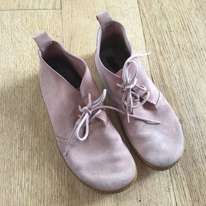 Vivo Barefoot Dusty Pink Suede Shoe Size EU 40